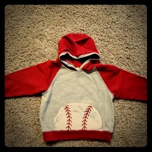 Gymboree toddler baseball sweatshirt 2-3t